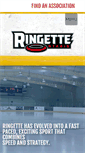 Mobile Screenshot of ontario-ringette.com